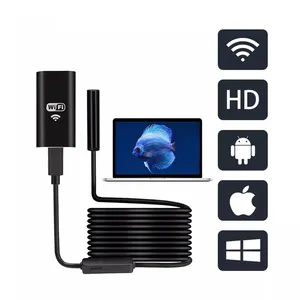 720P高清8毫米2m硬电缆无线内窥镜IP67工业检测安卓USB内窥镜摄像头