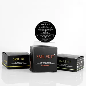Smilekit卸売OEM ODMカスタムパッケージ汚れを取り除く食品グレードタイ活性炭粉末