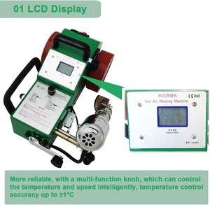 110V/220V自动PVC横幅焊接机1800瓦热接头0.2-2毫米厚度20-700屋顶柔性焊机2-4cm - Product Image 3