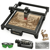 Machine de gravure laser à fibre avancée, commande CNC, Wi-Fi, portable, outil de marquage métal/bois, LAS/DST pour quincaillerie