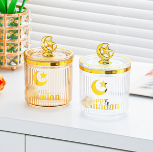 DAMAI Vente en gros de pots en plastique transparent scellés pour l'Aïd Moubarak, contenants de stockage hermétiques pour poudre, thé, céréales, aliments de cuisine - Product Image 4
