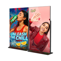Hochauflösende 65 75 86 98 Zoll 4K Vollbild Digital Signage Displays, Freistehende Werbebildschirme für Einkaufszentren und Aufzüge