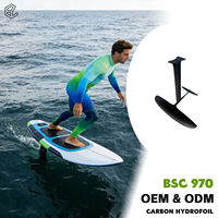 Hydrofoil à aile en carbone AXIS BSC 970, pack complet pour débutant, freeride, carving, glisse, contrôle stable, facile à utiliser, wing foiling AXIS