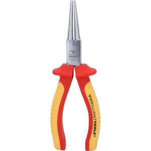 BRILLIANT TOOLS - BT068015 VDE round <b>plier</b> 170 mm - EAN 4042146870563 1000V INSULATED <b>PLIERS</b> AND CUTTERS INSULATED <b>PLIERS</b> - Product Image 1