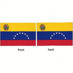 Wholesale Polyester Venezuela Venezuelan Car Windows <b>Flags</b> Banner 12x18 INCHES with Flexible Plastic Stick for Vehicle Decor - Product Image 3