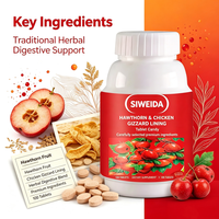 OEM Natural Espino Hierbas Tabletas Caramelo Molleja de Pollo Digestión Salud Intestinal Suplemento Dietético 100 Tabletas