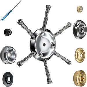 Piezas de herramientas de jardín de 150mm, cabezal de cortacésped de litio, cabezal de corte de alambre de acero de 6 pulgadas para desbrozadora - Product Image 1