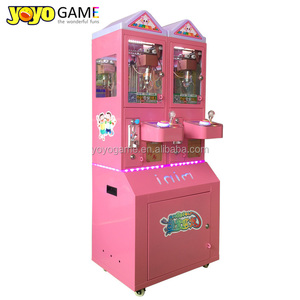 Mini machine à griffes en métal pour enfants, jouet en peluche, porte-clés, distributeur automatique, jeu <span class=keywords><strong>de</strong></span> grue à pièces pour 2 joueurs, japonais - Product Image 3