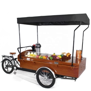 Tricycle de vente ambulante OEM pour café et snacks, chariot à café pour événements, commerce de <span class=keywords><strong>rue</strong></span> et restauration en plein air - Product Image 3
