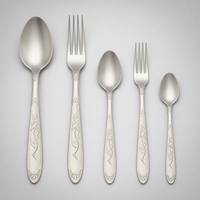 Ensemble de couverts en acier inoxydable de haute qualité, durable et léger, 24 pièces, couteau, fourchette, cuillère, résistant à la rouille, pour restaurant, hôtel
