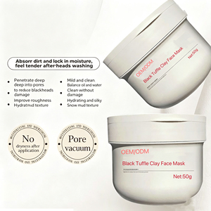 <span class=keywords><strong>Mascarilla</strong></span> Facial de Arcilla de Trufa Negra de Marca Privada, <span class=keywords><strong>Mascarilla</strong></span> Exfoliante de Limpieza Profunda para Eliminar Puntos Negros, Fabricante de Productos para el Cuidado de la Piel, MOQ Bajo - Product Image 2