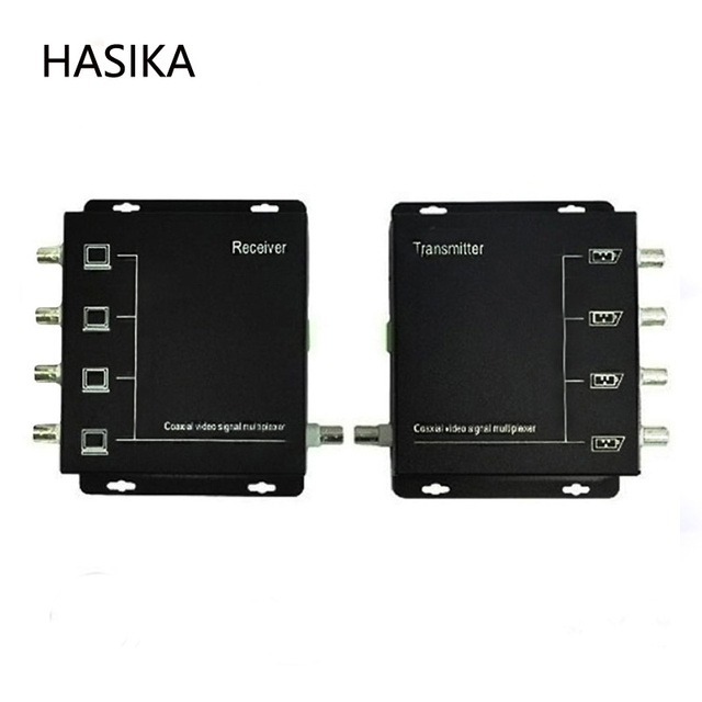 BNC 4 Channels Video Converter Coaxial Transmission Immunity 4ch Cctv Video Multiplexer for Cvbs Camera