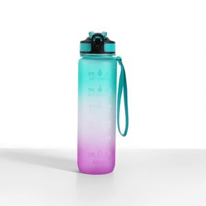 Promotional Drinkware 100% Leak-proof Popular Portable Gym Sports Plastic <b>Drink</b> Water <b>Bottle</b> with <b>Straw</b> for Men and Women - Product Image 5