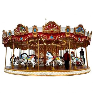 Manèges de parc d'attractions, manèges de fête foraine, carrousel à 16/24 places à vendre - Product Image 1