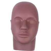 Nouvelle tête de mannequin noire pour la pratique de l'extension des cils tête de mannequin de cils de couleur foncée