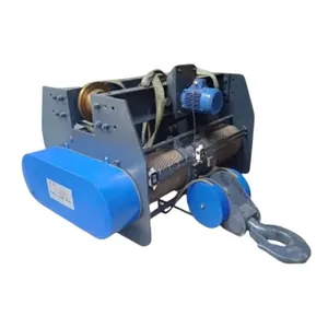10 Ton Electric Wire Rope <b>Hoist</b> 100MtrsElectric Wire Rope <b>Hoist</b> 2 Tons 380V Remote Control Blue Metal Industrial <b>Hoist</b> For Groun - Product Image 1