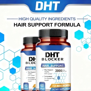 Suplemento Bloqueador de DHT para el Crecimiento del Cabello, Cápsulas de Extracto de Saw Palmetto 2000mcg, Biotina para Hombres y Mujeres, Vitaminas para un Cabello Grueso y Fuerte - Product Image 2