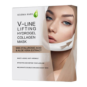 Masker Wajah kolagen Hyaluronic Acid, masker wajah Pengencang kulit, masker <span class=keywords><strong>Jawline</strong></span> meningkatkan dagu ganda dan kaku - Product Image 1