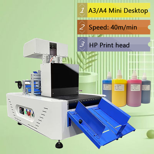 Imprimante de papier automatique de bureau compacte Lansong 21 cm YMCK pour sacs kraft, boîtes, cartons, enveloppes, tête HP - Product Image 1