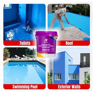 Revestimiento Impermeable Específico para Piscinas, Impermeabilización de Concreto, Pintura Impermeable de Alta Resistencia y Durabilidad para Piscinas y Exteriores - Product Image 4