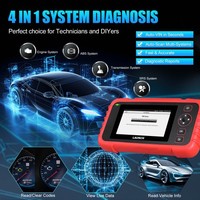 Escáner Automotriz OBD2 LAUNCH CRP123X 4 Sistemas para Diagnóstico de Motor/SAS/Reinicio de Acelerador/ABS/SRS con Servicio AutoVIN