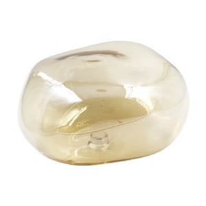 Vít G9 Trang Trí Chiếu Sáng Làm Theo Yêu Cầu Vỏ Bóng Đèn Bóng Râm Bóng Đèn Thủy Tinh Không Đều Borosilicate Màu Hổ Phách Mạ Điện - Product Image 1