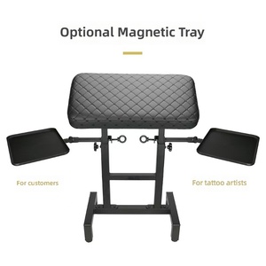 Silla de Tatuaje LZ Nueva, con Reposabrazos Ajustable, Base Resistente de Acero al Manganeso, Esponja de Cuero, Fácil de Usar, Modelo para Estudio de Tatuajes - Product Image 3