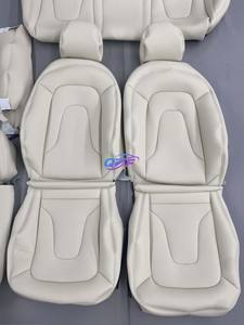 Accesorios de Mejora <span class=keywords><strong>Interior</strong></span> para Automóviles de Fábrica, Fundas de Asiento de Cuero Genuino de Microfibra para <span class=keywords><strong>Audi</strong></span> A4 A6 A7 <span class=keywords><strong>A8</strong></span> - Product Image 2