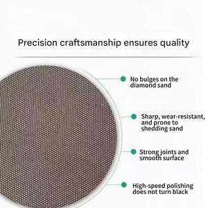 <span class=keywords><strong>Disque</strong></span> de ponçage diamanté électroplaqué professionnel de 5 pouces (125 mm) avec support auto-agrippant pour le ponçage de pierre et le polissage du verre - Product Image 4
