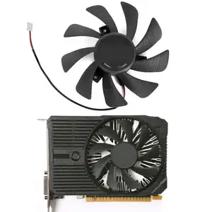 Ventilador refrigerador T129215SH 2PIN GTX 1050 MINI 85mm Substituir para cartões GeForce GTX 1050 Mini 2GB GeForce GTX 1050 Mini 4GB