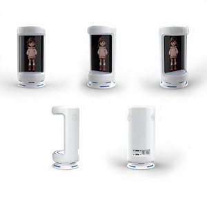 Vitrine holographique numérique IA de 7 pouces, cylindre holographique 3D interactif pour musées, commerces et expositions - Product Image 2