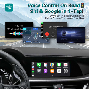 Apple Carplay inalámbrico para Alfa Romeo Giulia Stelvio Mirror Link controles OEM Radio Car Play <span class=keywords><strong>Android</strong></span> Auto navegación - Product Image 6