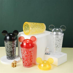 Tazas de agua de doble pared para orejas de ratón, vaso de <span class=keywords><strong>Mickey</strong></span> con tapa de cúpula, acrílico, aislado, <span class=keywords><strong>2022</strong></span>, 16 oz, 500ml - Product Image 2