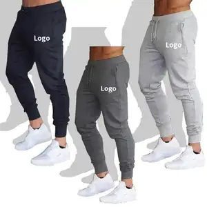 Vente chaude Fitness Jogging Gym pantalons de survêtement empilés léger blanc hommes unisexe pantalons de survêtement personnalisé Joggers pantalons de survêtement pantalons de sport