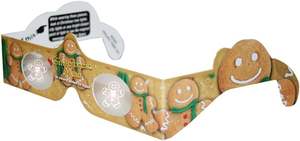 نظارات ورقية ثلاثية الأبعاد للاحتفال بعيد الميلاد مع 10 قطع من المواصفات حسب الطلب من المصنع - صور هولوغرام للعطلات - Product Image 5