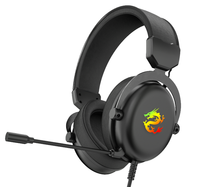 Casque de jeu filaire USB avec son RGB, design PJT-DEP2454, micro supra-auriculaire, PC, codecs dynamiques AAC, sport, voyage, IPX-4