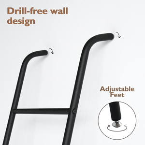 <span class=keywords><strong>Porte</strong></span>-vêtements sur pied en bois de chêne MDF avec cadre en acier - Product Image 3