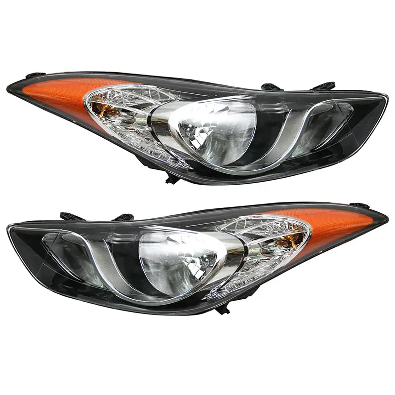 Tự động phía trước Halogen đèn pha đầu ánh sáng trắng 12V 2 cặp gói tiêu chuẩn 1 năm cho Hyundai ELANTRA 2011 2012