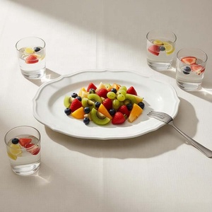 Vajilla Resistente de 10/12 Pulgadas para Bodas, Platos de Pescado Ovalados de Porcelana Personalizados, Platos de Cerámica Blancos para Restaurantes - Product Image 4