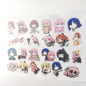 สติกเกอร์ใสลายอาหารญี่ปุ่นน่ารักสไตล์คาวาอิ ลายหมีคุมะ การ์ตูนอนิเมะ สำหรับตกแต่งสมุดภาพ สมุดบันทึก วางแผนงาน DIY - Product Image 1