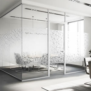 โรงงานผลิตผนังกระจกแบ่งห้องแบบไร้กรอบ <span class=keywords><strong>ราคา</strong></span>ขายส่ง กระจกนิรภัยสำหรับสำนักงาน พร้อมบริการออกแบบฟรี เพื่อความปลอดภัยในพื้นที่สำนักงาน - Product Image 3