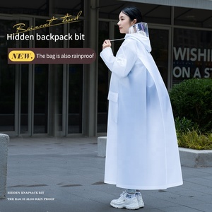 <span class=keywords><strong>Traje</strong></span> <span class=keywords><strong>Impermeable</strong></span> Largo para Motocicleta, Bodas y Eventos, con Mangas, para Mujer - Product Image 5