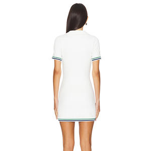 Personnalisé Respirant Séchage Rapide Mince À Manches Courtes Tennis Golf Robe De Sport Nouvelle Collection Taille Avant Logo Tennis Porter - Product Image 3