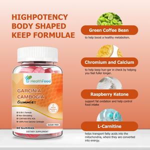 Factory Direct Garcinia Cambogia Gummies with L-Carnitine Help Boost a Healthy <b>Metabolism</b> Help Control Food Intake Gummies - Product Image 2