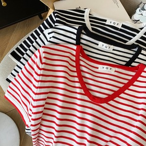Annshine – T-shirts slim pour femmes, <span class=keywords><strong>manches</strong></span> <span class=keywords><strong>courtes</strong></span>, coupe courte, avec logo décoratif, pour le printemps et l'automne (vente en gros) - Product Image 2