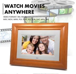 Pros Most Popular wooden frame 7" display video/sexy hot hd video download english blue movie widely used in 2019 Christmas gift