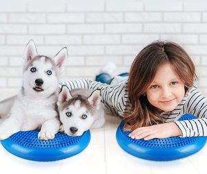 Trẻ em có gai nhọn nửa bóng-cảm giác tích hợp, cân bằng & massage chân cho mầm non - Product Image 3