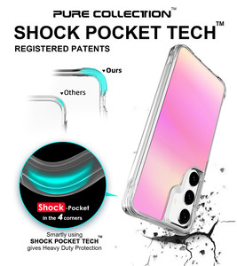 <span class=keywords><strong>Cover</strong></span> Protettiva Antiurto in PC Elettroplaccato <span class=keywords><strong>Rosa</strong></span> per <span class=keywords><strong>Samsung</strong></span> S25 S26 Ultra S25+ S25Edge S24 S23 <span class=keywords><strong>S22</strong></span> FE - Product Image 3