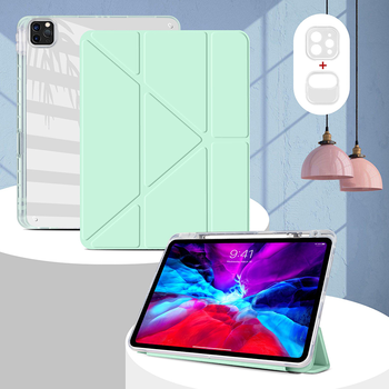 Smart Protective Soft TPU Case for iPad Mini 6 7 8.3 Inch Transparent Acrylic Back Cover with Pencil Holder Hot Sale Tablet Case