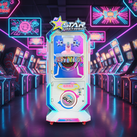 Machine de jeu d'arcade rotative Naughty Dog Star Lucky Wheel Clip, garantie 1 an, alimentation 110/220V - Vente directe usine
